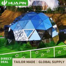 Bestsell in North America Glamping Glass Dome Glass Roof Aluminium Structure Geodesic Dome House Party Dome Tent thumbnail-2