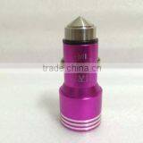 2016 New Arrival Safety Hammer Car Charger With Broken Window Hammer Design Function Metal Aluminum thumbnail-1