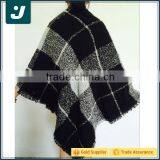 Factory Supply Cheap Whinter Women Grid Shawl Scarf thumbnail-1