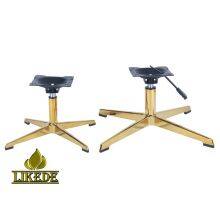 New Gold Swivel Chair Leg With Powder Coating Finish Made From Durable Aluminum Alloy