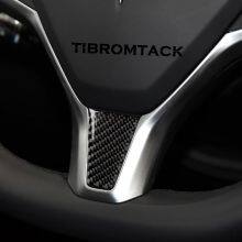 for Tesla Model-s/x Accessories 2014-2019 Carbon Fibre Steering Wheel Sticker thumbnail-3