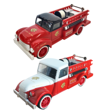 1:36 Scale Die Cast Cars Fire Fighting Truck Metal Vehicle Toys Model Car Free Wheeling thumbnail-1