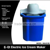 6QT Plastic Ice Cream Maker