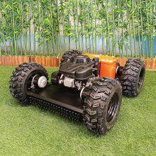 Remote Controlled Four Wheel Drive Weed Mower 4-Stroke Petrol Engine Lawn Grass Crusher 200 Meters Long thumbnail-2