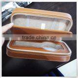 Luxury Handmade Packing pu Leather Watch Carrying Case thumbnail-1