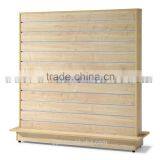 Factory Slatwall Display Rack/ Wooden Clothes Display Rack (SZ-WDR006)
