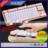 2016 New Best-selling Keyboard, RGB Backlight Mechanical Keyboard With Floating Design Quality Choice thumbnail-1