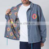 Coaches Jacket With Sublimation Printed Lining, Sublimation Lining Coaches Jackets, Sublimation Printing Inside Coaches Jacket thumbnail-1