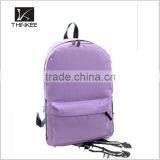 Typical Style Simple Kids School Bag Blank Pure Color School Backpack