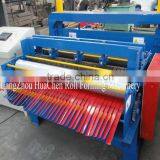 Color Metal Tile Decoil Slitting Machine For Sliting And Cutting To Length
