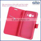 [GGIT] TPU Flip Cover With PU Leather for Galaxy J5 Mobile Phone Case thumbnail-4
