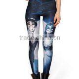 East Knitting New Space the Corpse Bride Printed Fitness Leggings Punk Rock Pants thumbnail-2