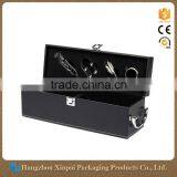 Custom Logo Single PU Leather Wine Box thumbnail-1