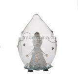 LED Christmas Glass Ball With Scarecrow Inside