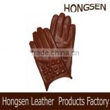 HS123 ladies leather gloves stylish