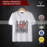 The New Bud Silk Long in the Collage Round Collar Short Sleeve T-shirt of Lace t Shirt