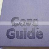 A5 Purple Thermo pu Embossed Logo Diary Note Book thumbnail-3