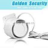 Home Alarm Sensor White Indoor Siren
