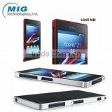 New Product Love Mei 13 Colors Hippocampal Bukle Metal Bumper Case for Sony Z1, Fo Sony Z1 Case