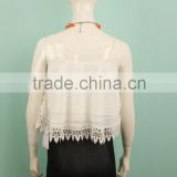 2015 Models Chiffon Blouse Lace in the Bottom Online Shopping thumbnail-5