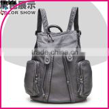 travel backpack Wash leather leisure female bag large school backpack bag women