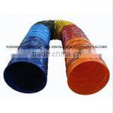 Colorful 24inch Rainbow PVC Coated Dog Agility Tunnels