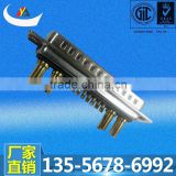 Professional Manufacturer of High Power D-SUB 21W4 Male Solder Type Connector