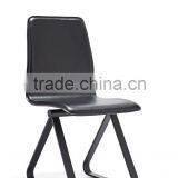 Z682 cheap metal angle pvc leather coffee chair for coffee tea room
