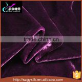 in stock 100% silk velvet fabric