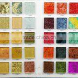 8mm Gold Leaf Color Range of Crystal Glass Mosaic Tile Customized Mosaic thumbnail-1