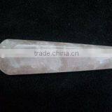 Natural Rock Rose Quartz Massage Wand
