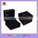 Custom Black Plastic A Single Watch Box With Velvet Pillow WH-1955