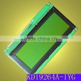 192x64 STN Positive Transflective yellow-green LCD