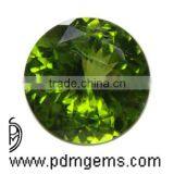 Peridot Round Cut Faceted For Gold Ring From Wholesaler