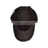 Washed Cotton Twill Charcoal and Black Manufactures Caps Military thumbnail-6