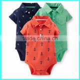 Wholesale new arrival cheap newborn baby romper set with many colors