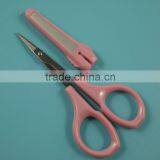 MRJ-021 Plastic Handle With Nail File Cover Eyebrow Scissors