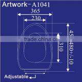 1041 Toilet Lids; Good Quality to Canada Elongated Toilet Seat Covers White PP thumbnail-2