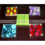 China 2016 New Products Tempered Teacup Glass Coasters