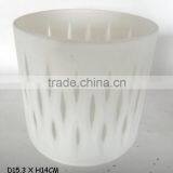 Glass Candle Holder for Tealight, Votive, Halloween Decoration thumbnail-6