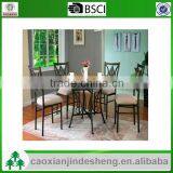 Dining Room Furniture Metal Frame MDF Top Table and Chair thumbnail-2