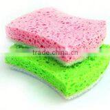 Soft Natural Green Scrubber Cellulose Sponge,eco-friendly Scrub Cellulose Sponge,multicolored Cellulose Scrub Sponges thumbnail-1