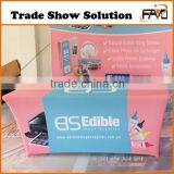 Flame Retardant 100% Polyester Fitted Stretch Table Cover