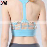 2016 Popular Design Nylon SUPPLEX Wholesale Custom Sexy Sports Crop Top Yoga Tank Tops for Women thumbnail-5