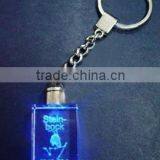2016 Custom Design Beautiful Laser Crystal Keychain