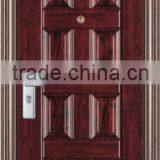 Laminate Steel Security Door Fill With Honeycomb Paper Exterior Fancy Steel Door thumbnail-1