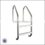 P1840 Extendable Swimming Pool Stainless Steel Ladder With Plastic 2/3/4 Steps for In-ground Pool thumbnail-1