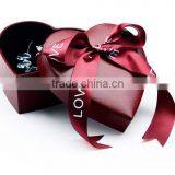 Wholesale Custom Storage Distribution Kraft Paper Gift Empty Heart Shaped Packaging Chocolate Box