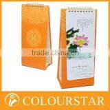 2015 Custom-made Full Color Printing Desk Calendar