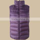 Womens ultralight foldable vest for winter